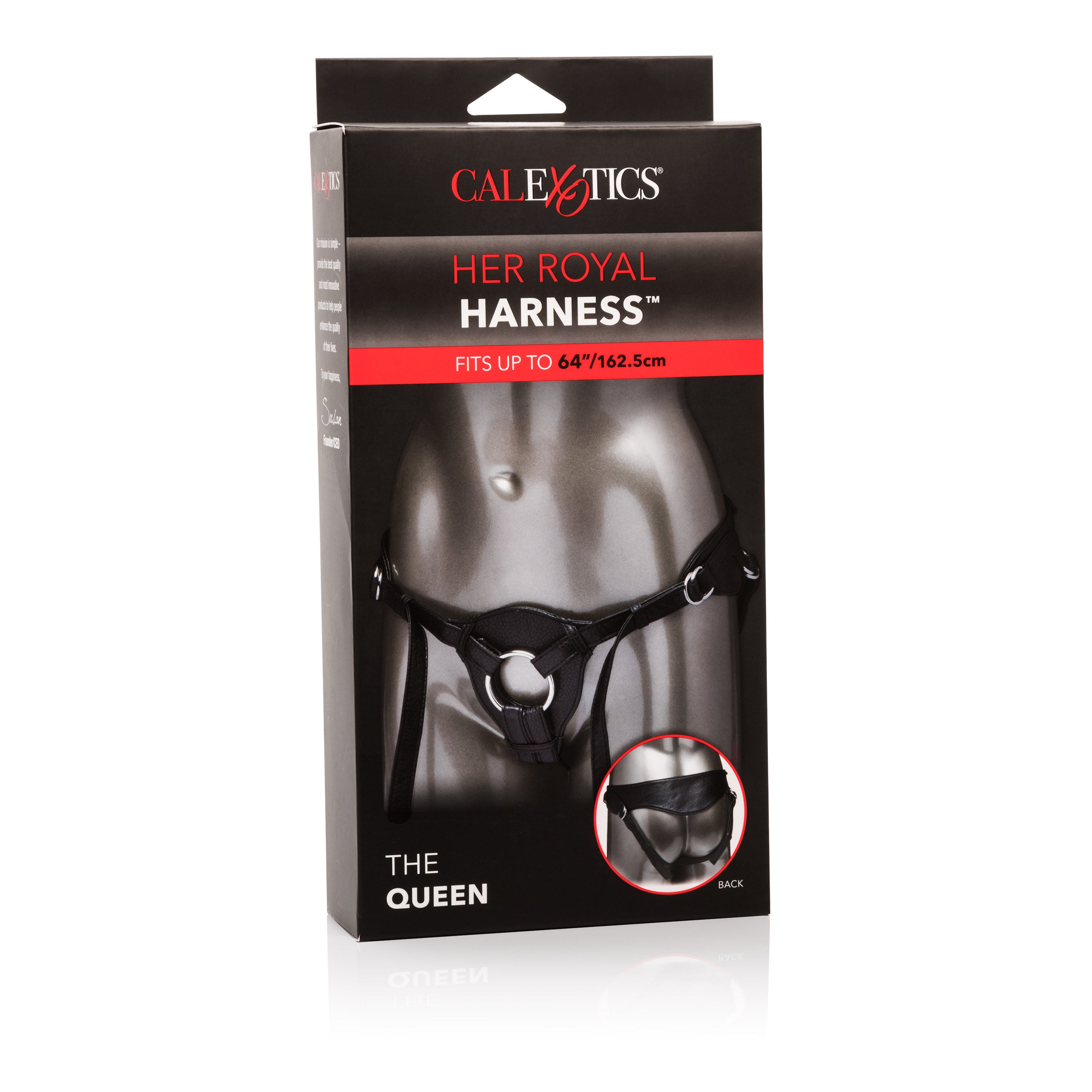 Her Royal Harness The Queen – Adjustable Luxury Vegan Leather Harness > Dildos > Strap On Harnesses