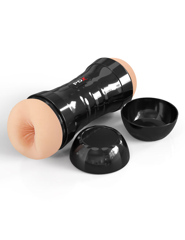 Pdx Wet Pussies Super Flip A Pussy Over Dual Ended Stroker Vagina And Ass > Sex Toys For Men > Masturbators > Manual