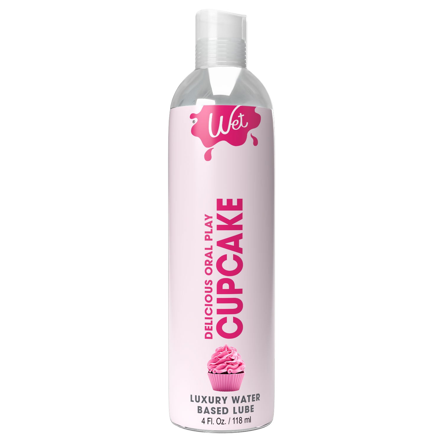 Wet Delicious Water-Based Flavored Oral Lubricant Cupcake 4 Oz Oral Gels & Sprays