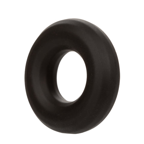 Alpha Liquid Silicone Prolong Medium Ring Black Stretchy Erection Enhancer Black COCK RINGS