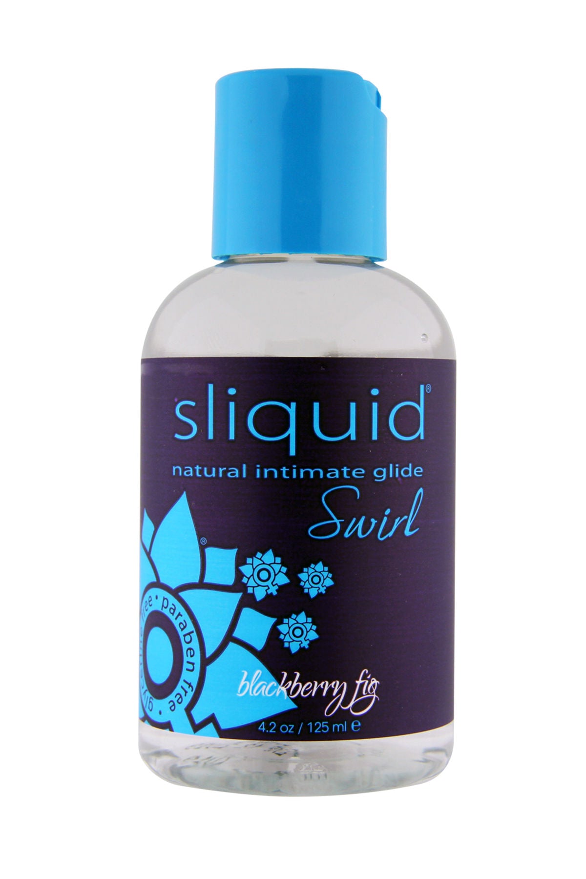 Sliquid Naturals Swirl (Blue Raspberry) – Flavored Water-Based Lubricant Flavoured Lube