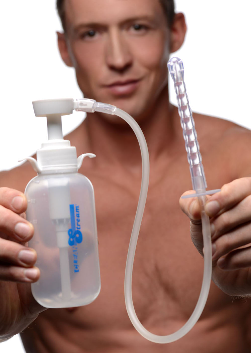 CleanStream Pump Action Enema Bottle with Nozzle 300 mls Douches