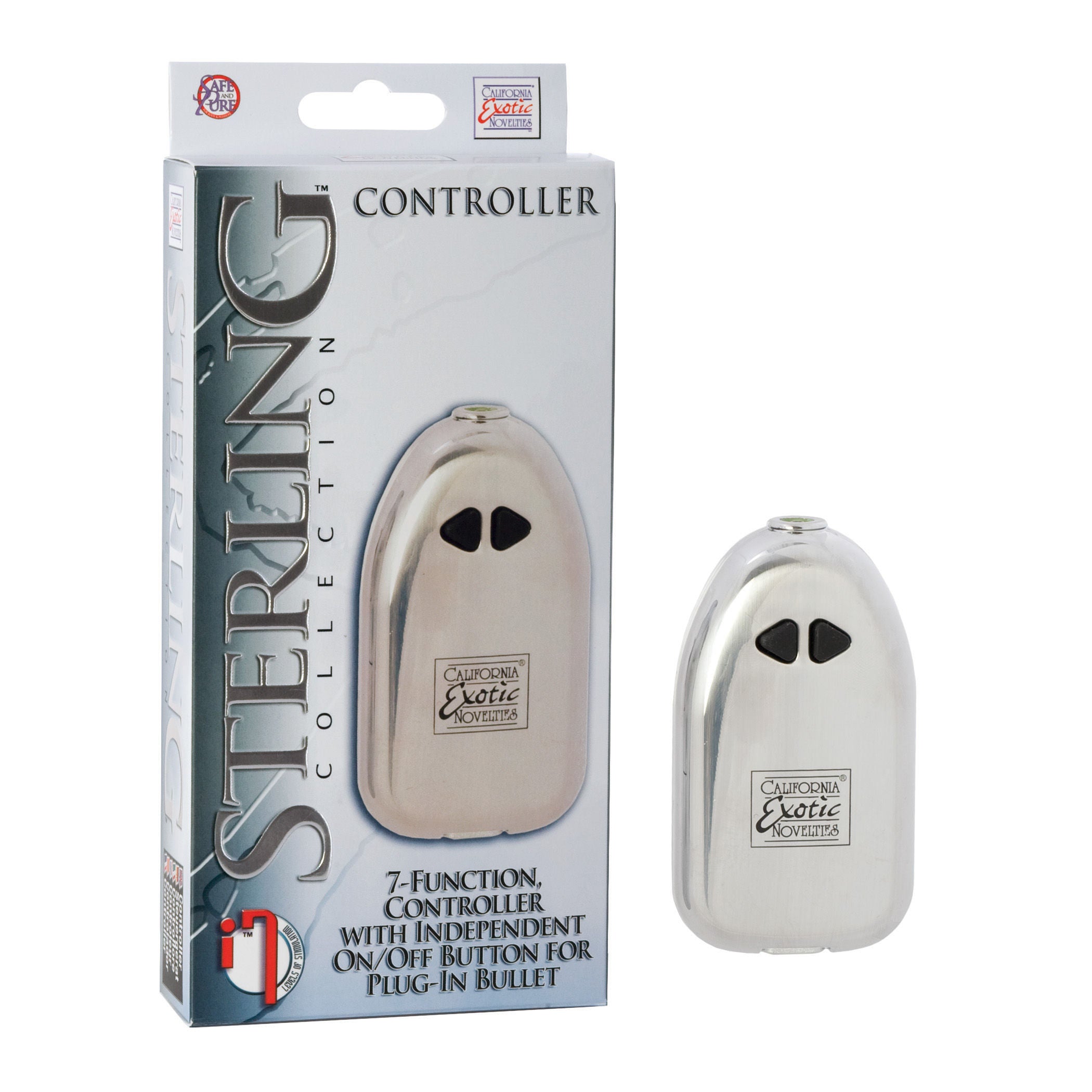 Sterling Collection 7-Function Intimate Controller for Adults BULLETS & EGGS