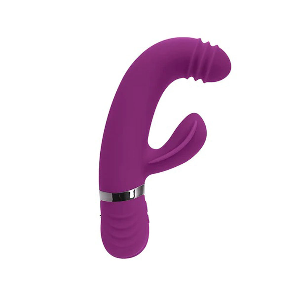 Playboy Pleasure TAP THAT 16.5cm G-Spot Vibrator with Tapping Action > Vibrators > Ladies > Rabbit Multi