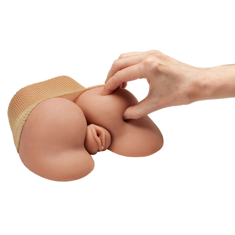 Realistic Body Mold Stroker (Tan) – Realistic Pussy and Ass Hand-Painted Stroker > Sex Toys For Men > Masturbators > Manual