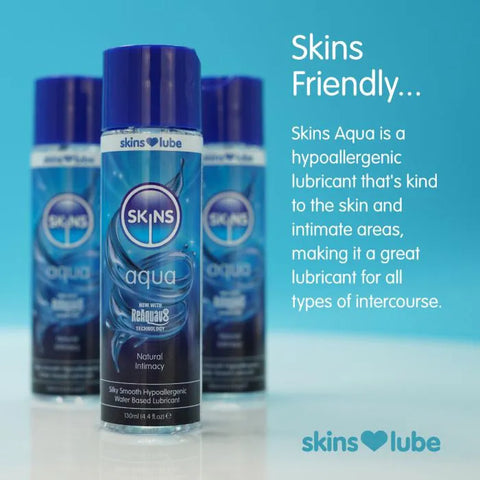 Skins Aqua – Water-Based Lubricant 4.4 oz > Lube > Water Based