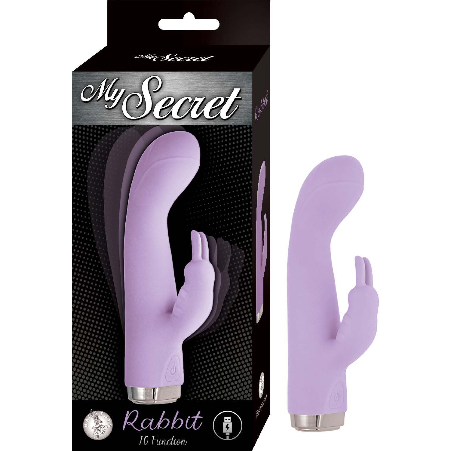 My Secret Rabbit Purple Vibrator with 10 Functions for Pleasure VIBRATORS-RABBIT