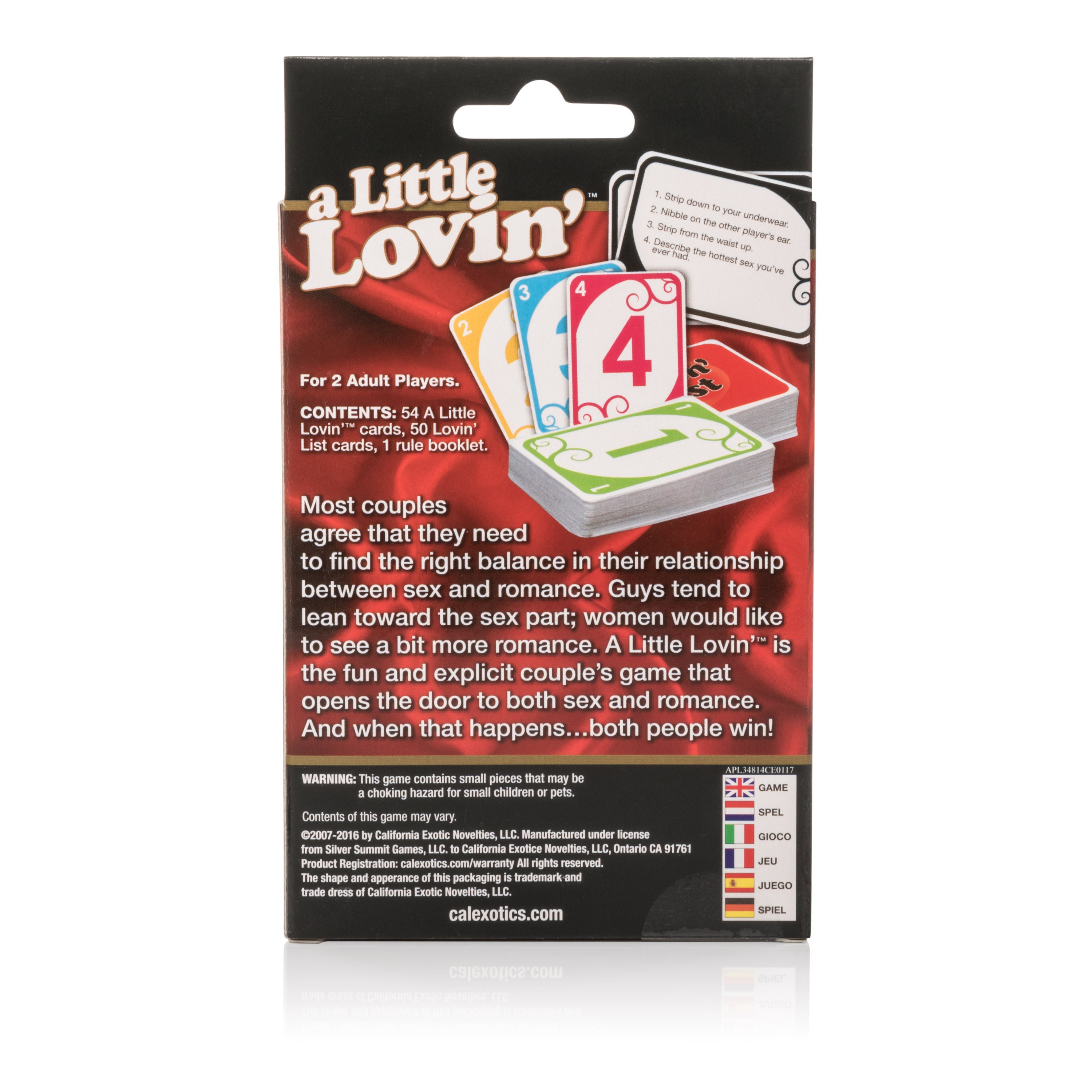 A Little Lovin Couples Card Game for Adult Intimacy Fun Games
