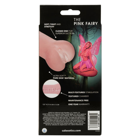 Cheap Thrills The Pink Fairy Ultra Life-Like Pink Masturbator with Pure Skin Material Strokers - Manual