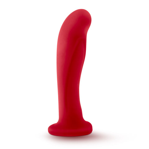 Temptasia Jezebel G-Spot Dildo Crimson Soft Curved Design DONGS