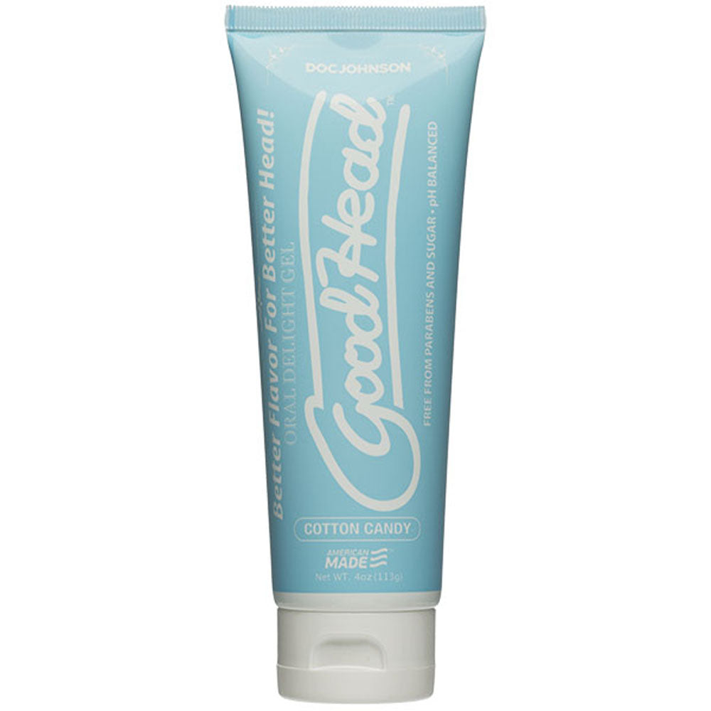 Goodhead Oral Delight Gel – Cotton Candy Flavor 4oz Oral Enhancer Secondary image