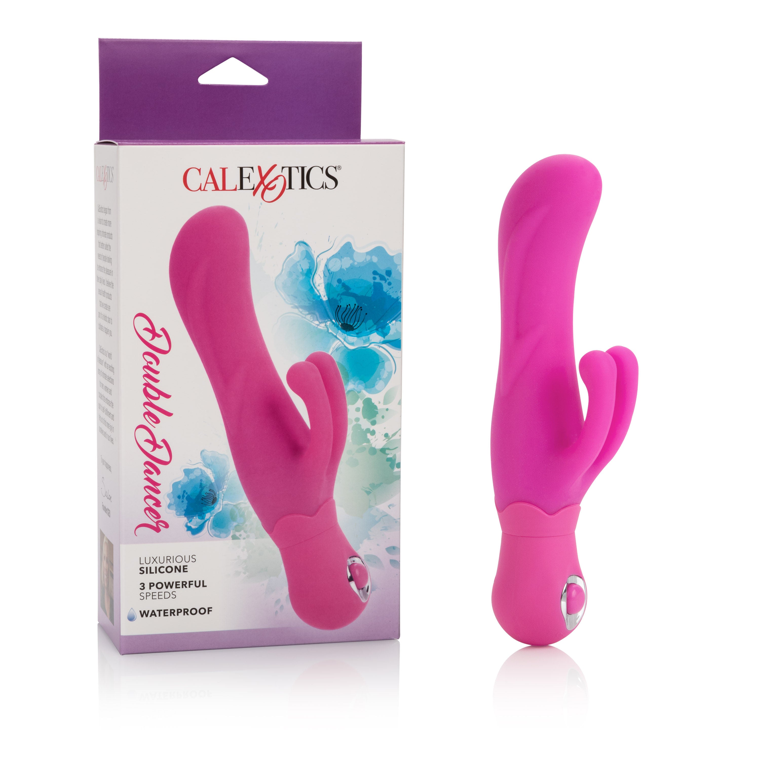 Posh Blue Silicone Thumper Dual Massager with 3 Speeds VIBRATORS-RABBIT