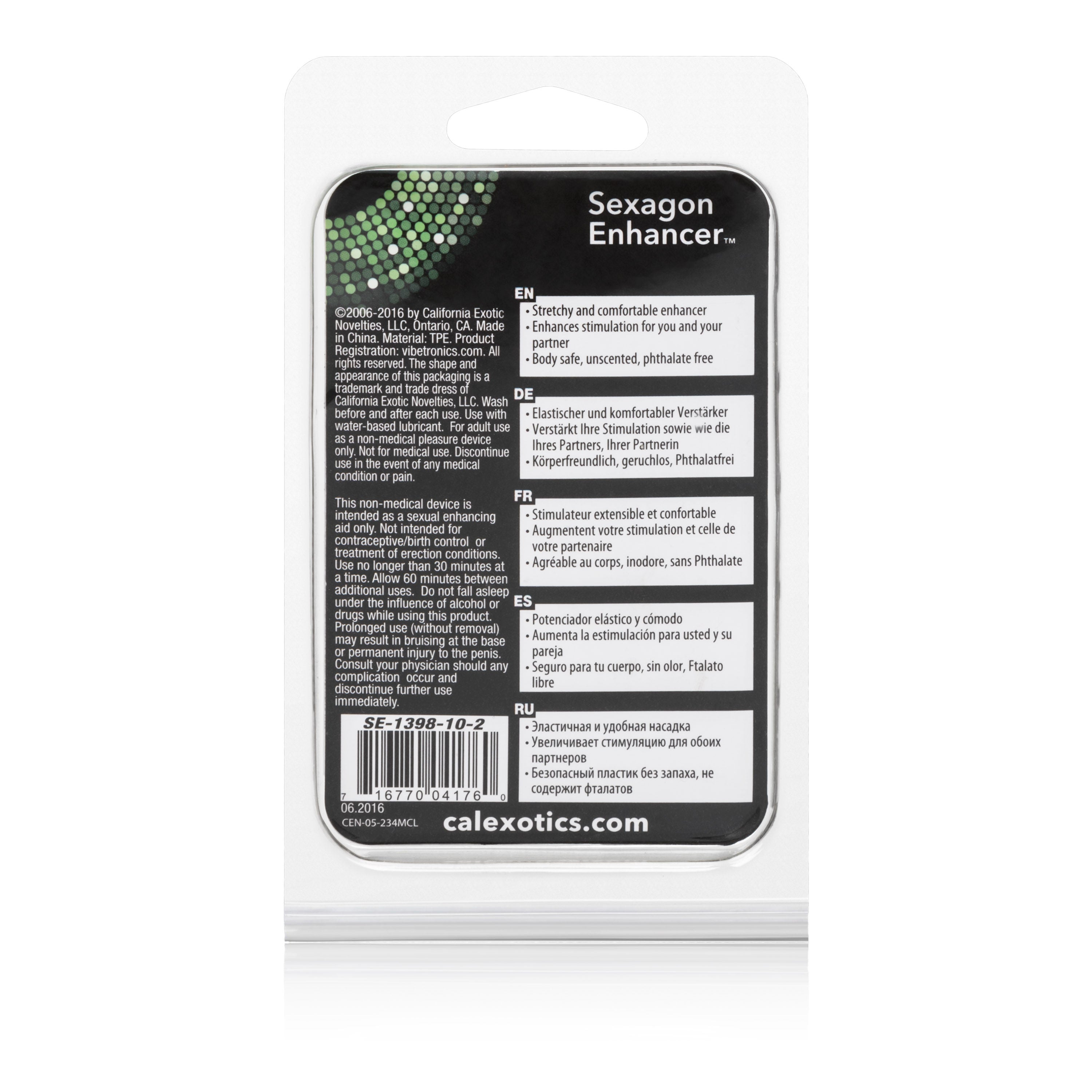 Sexagon Erection Enhancer for Comfortable Support and Girth COCK RINGS