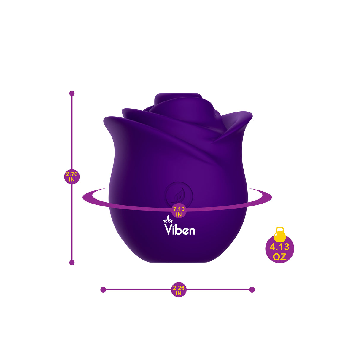 Zen Rose Unicorn – Wireless Clitoral Vibrator With Five Speeds and Patterns Purple > Sex Toys For Ladies > Rose Stimulators
