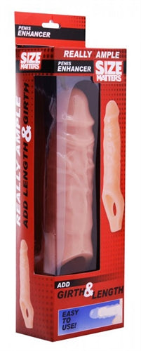Size Matters Really Ample (Flesh Color) – Penis Enhancer > Sex Toys For Men > Penis Sleeves