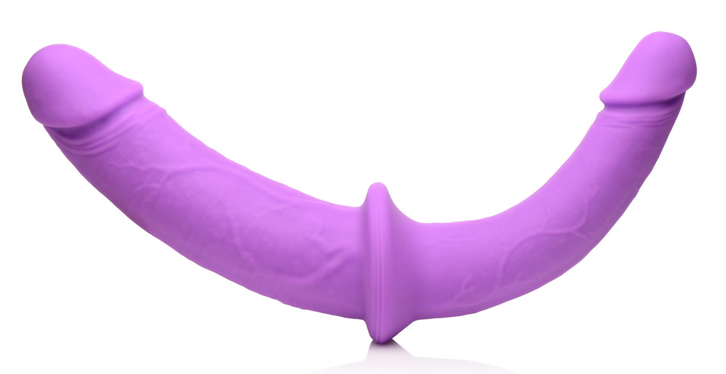 Double Charmer Silicone Double Dildo with Adjustable Harness Harnesses & Strap-Ons