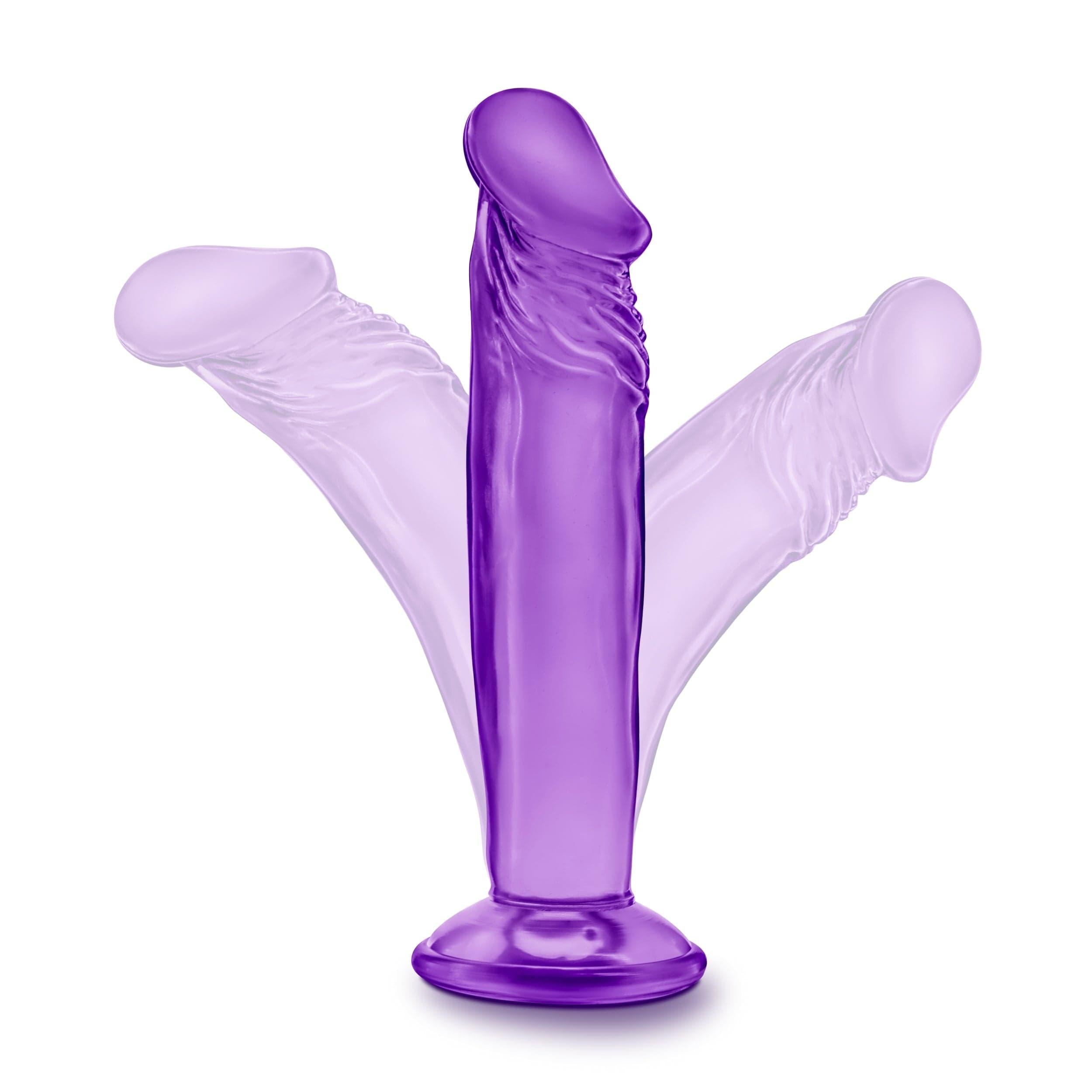 B Yours Sweet N Small 6in Purple Realistic Dildo DONGS
