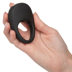 CalExotics Silicone Pleasure Ring Black with 12 Intense Vibration Functions Waterproof > Cock Ring > Vibrating
