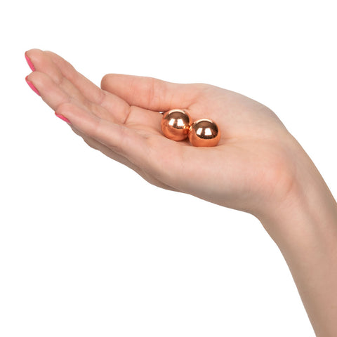 Climax Weighted Balls Blushing Copper Stainless Steel 0.75 Inch Diameter > Sex Toys For Ladies > Kegel Exercise