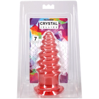 Crystal Jellies Anal Twist - 6 / 7 Inch Soft Flexible Anal Stimulator Pink > Anal Range > Anal Probes