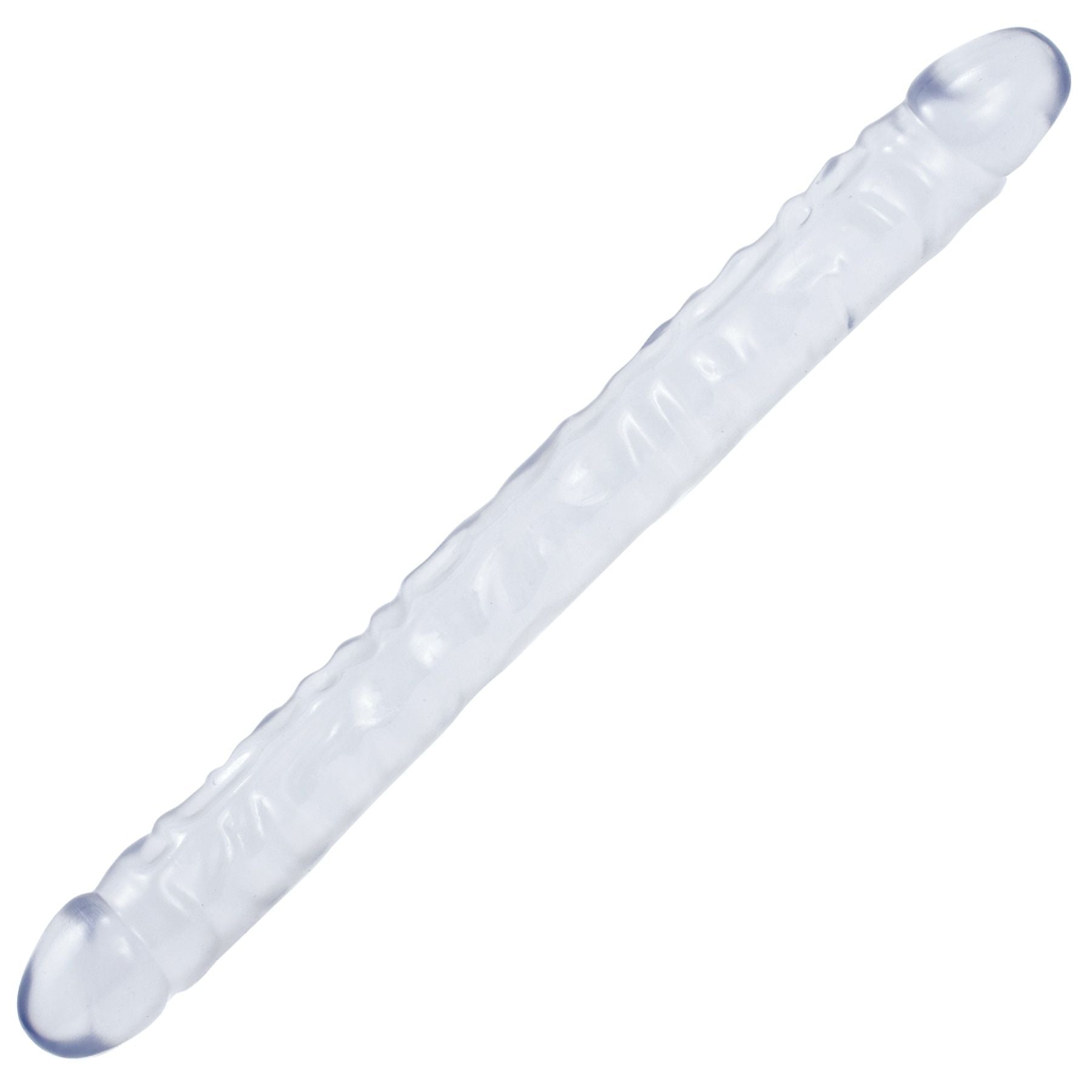 Crystal Jellies 18 Inch Double Dong (Clear) – Clear Double-Ended Dildo Double Dongs