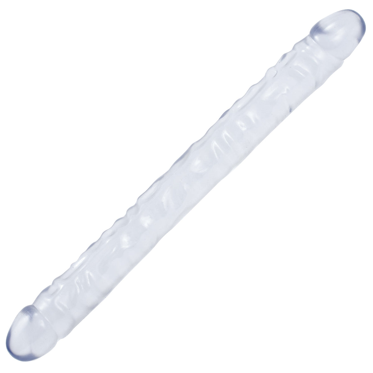 Crystal Jellies 18 Inch Double Dong (Clear) – Transparent Double-Ended Dildo > Dildos > Double Dildos