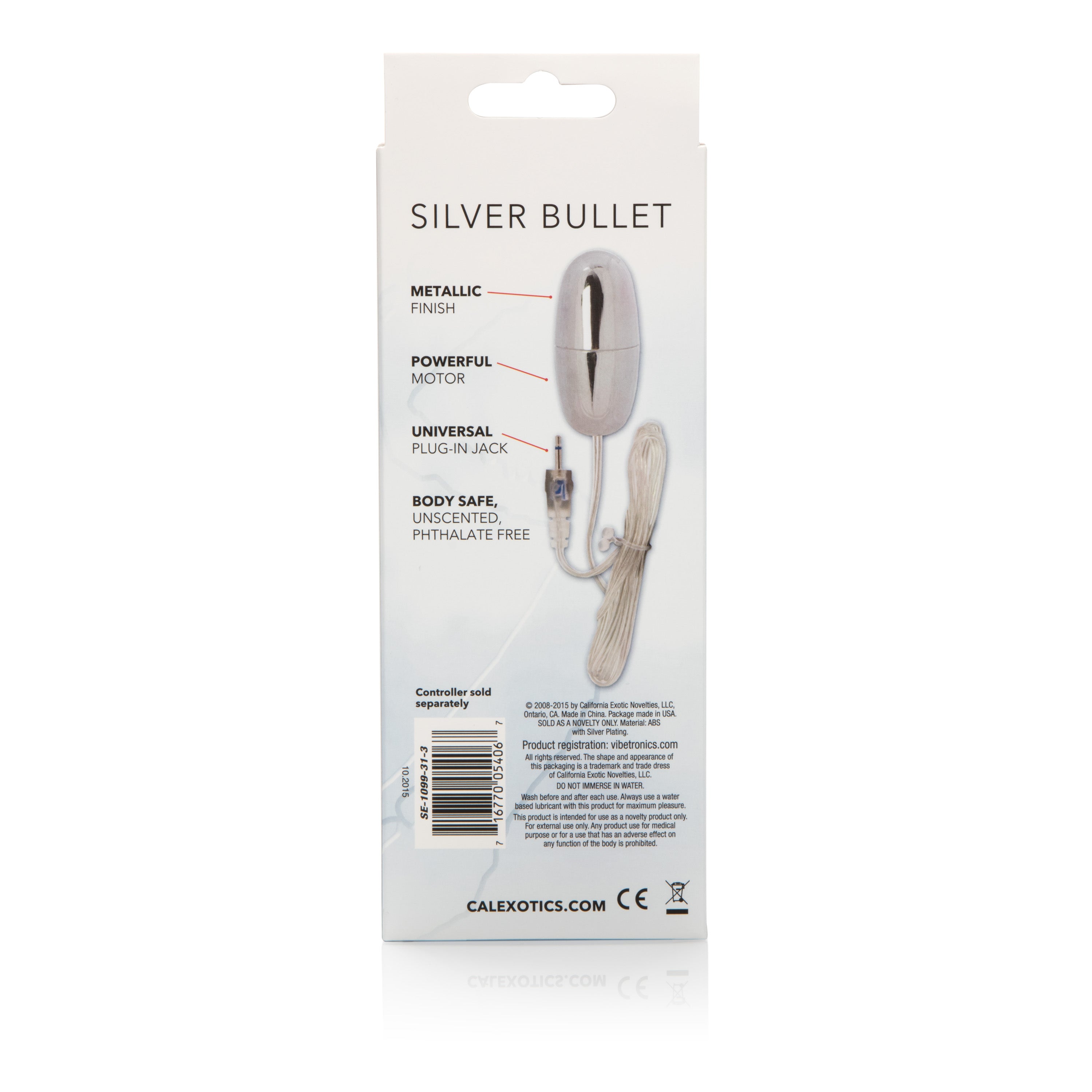 Sterling Collection Silver Bullet Vibrator for Sophisticated Pleasure BULLETS & EGGS