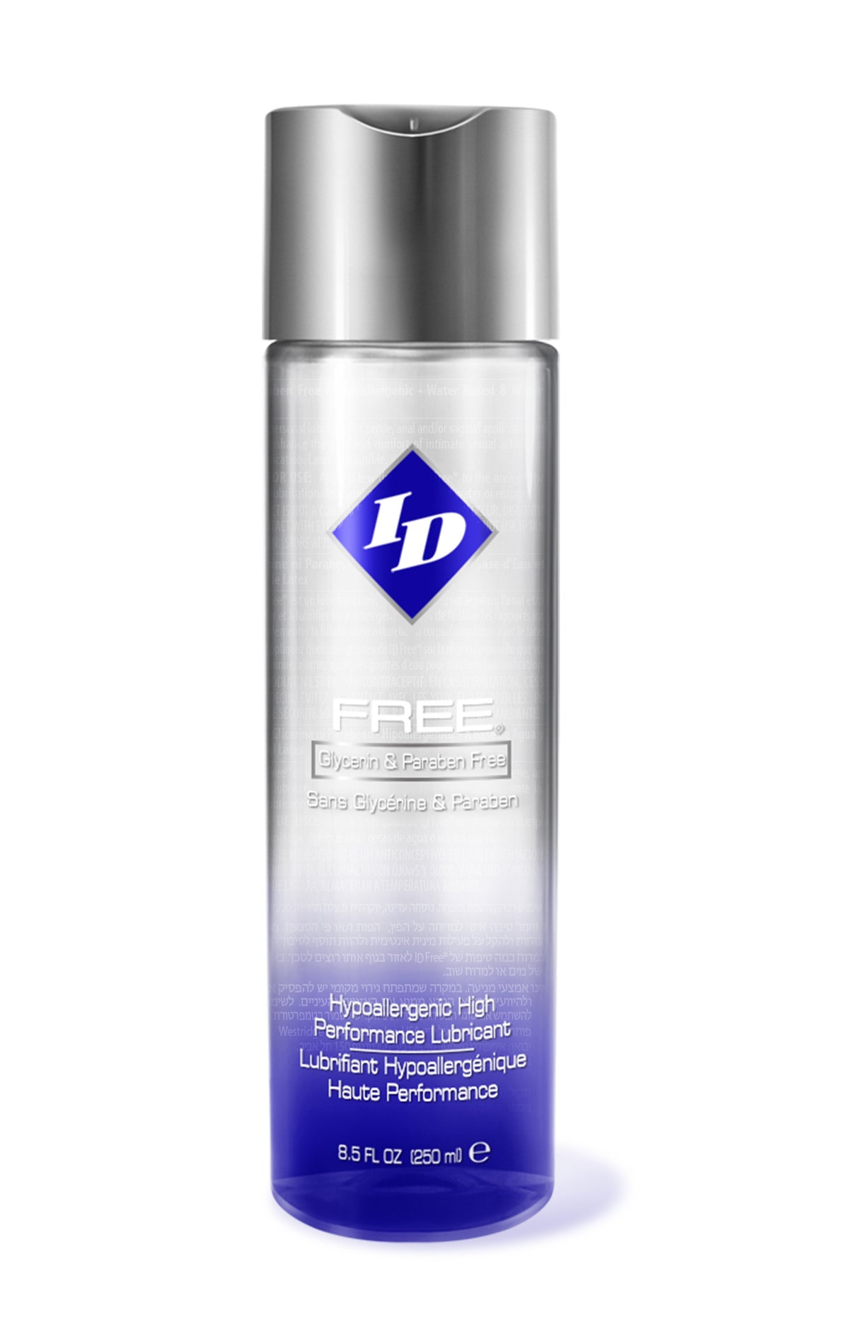 ID Free Hypoallergenic Water-Based Lubricant 250ml – Sensitive Skin Lubricant Clear > Lube > Water Based