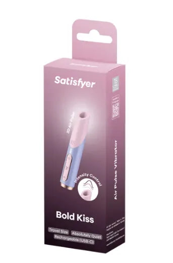 Satisfyer Bold Kiss – Air Pulse Vibrator with Adjustable Membrane Multi > Sex Toys For Ladies > Air Pulsation