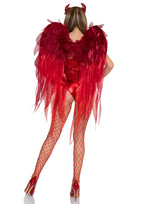 Leg Avenue Devil Ombre Chiffon Wings and Horn Headband Set - Costume Accessory > Clothes > Accessories