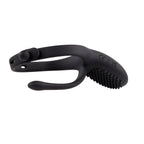 Adjustable Black Vibrating Cock Ring with Dual Motors and Remote > Cock Ring > Vibrating