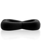 Boomerang Double-Ring Cockring & Nut-Tugger Black > Cock Ring > Single