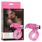 Triple Clit Flicker Vibrator Toy > Cock Ring > Vibrating