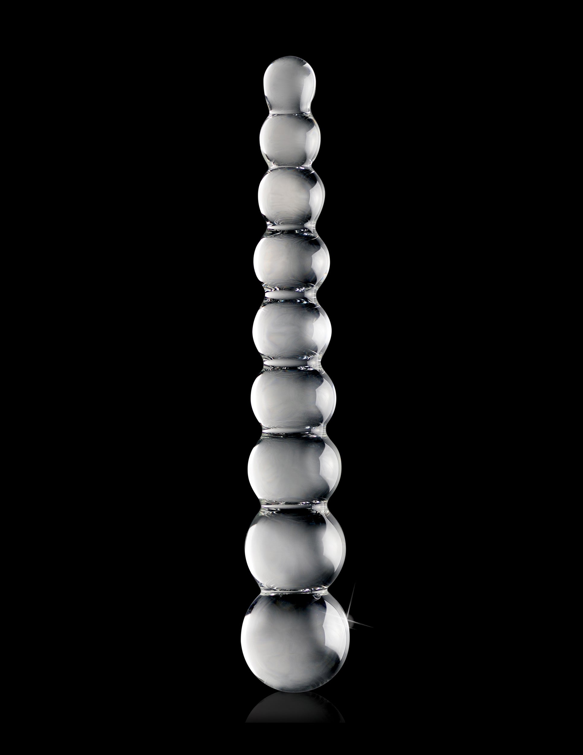 Icicles Clear Glass Massager Wand Handcrafted Adult Toy > Sex Toys > Glass