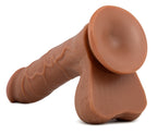 Blush X5 Grinder Dildo Latin with Suction Cup Base 8.5 Inch > Dildos > Realistic Dildos