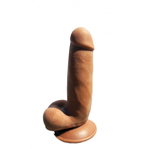 Skinsations Latin Lover 6.5 Inch Realistic Dildo Papi Chulo Brown Dongs Realistic