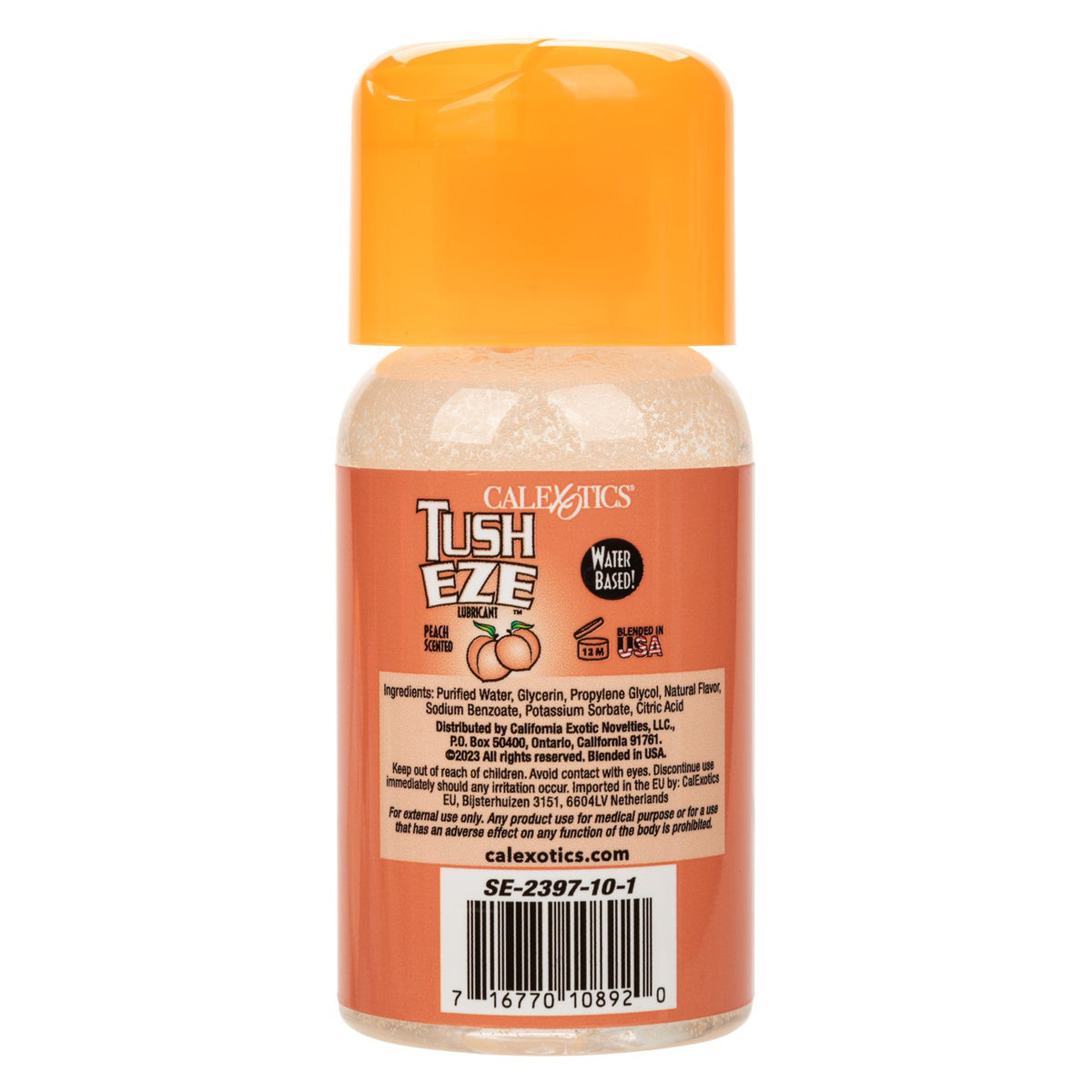Tush Eze Peach Scented Water-Based Lubricant 6 Ounce Bottle > Lube > Anal