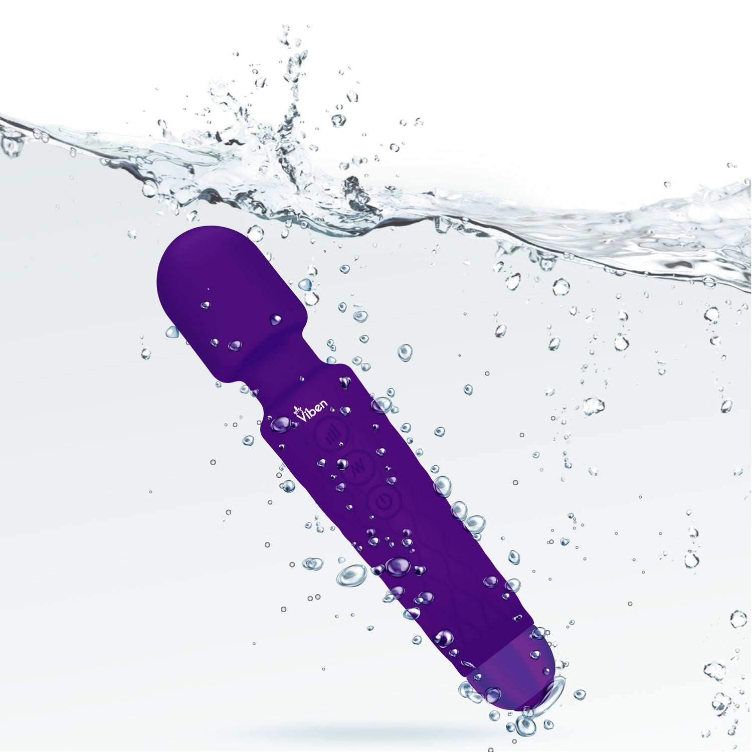 Viben Tempest Travel Wand Massager in Violet Electric Massager