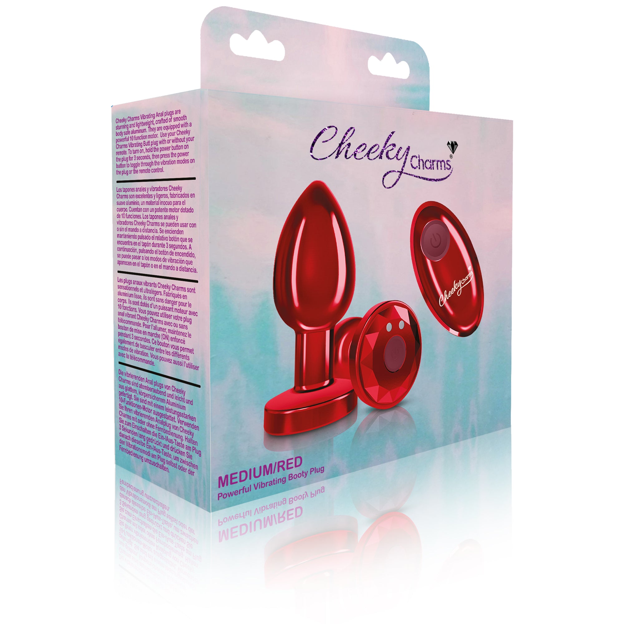 Cheeky Charms Medium Red Vibrating Metal Butt Plug Adult Stuff Warehouse Cheeky Charms Medium Red Vibrating Metal Butt Plug Adult Stuff Warehouse