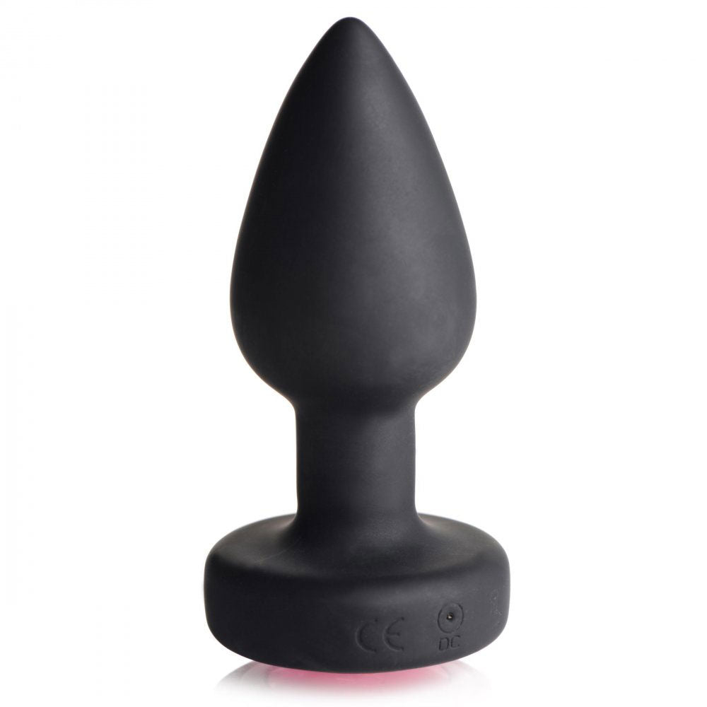 Silicone Pink Gem 3.7 Inch Anal Plug (Small) – Remote-Controlled Vibrating > Anal Range > Jewel Butt Plugs