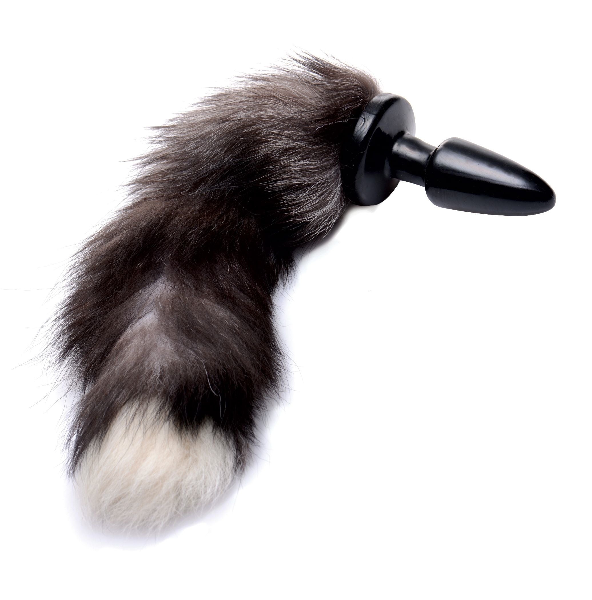 Fox Tail Anal Plug in Grey (14 Inch) > Anal Range > Tail Butt Plugs Main image