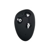 Evolved ANAL TOYS Black Evolved Bump N Groove -  USB Rechargeable Butt Plug with Wireless Remote 844477018669