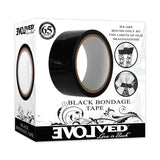 Evolved BONDAGE-TOYS Black Evolved  Bondage Tape - 20 metre length 844477018287