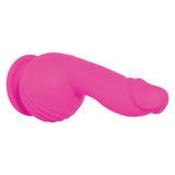 Evolved DONGS Pink Evolved Ballistic -  19 cm USB Rechargeable Vibrating Dong with Balls Motor & Remote 844477018010