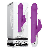 Evolved VIBRATORS-RABBIT Purple Dancing Pearl Rabbit -  23.5 cm (9.25'') USB Rechargeable Rabbit Pearl Vibrator 844477009902