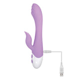 Evolved VIBRATORS-RABBIT Purple Evolved PLEASING PETAL - Lilac 19.7 cm USB Rechargeable Rabbit Vibrator 844477019246