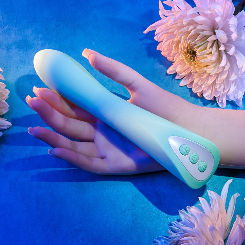 Evolved VIBRATORS Teal  Evolved COME WITH ME  Vibrator with Flicking Head 844477021782