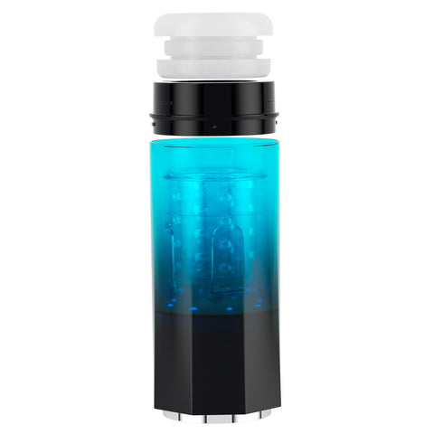 Adrian Water Spa Rotating Male Masturbator Blue Sleeve Toy Strokers - Auto