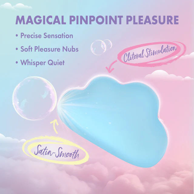 Play With Me Cuddle Cloud Blue Clitoral Massager Vibrator STIMULATORS
