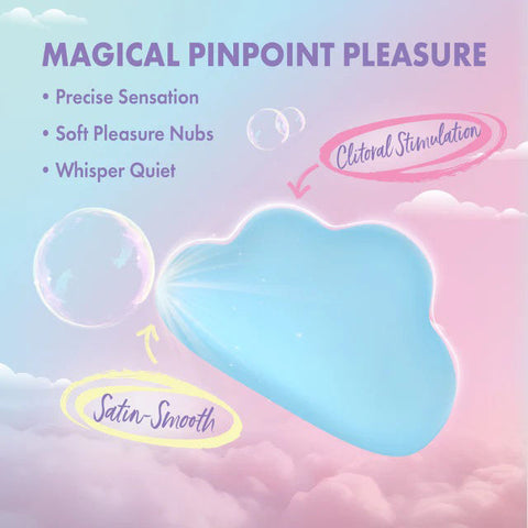 Play With Me Cuddle Cloud Blue Clitoral Massager Vibrator STIMULATORS
